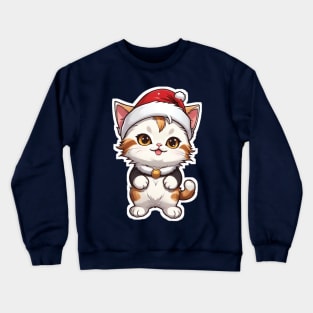 Cat Christmas Crewneck Sweatshirt